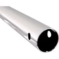 1 m Pole 38 mm 2 Hole Chrome